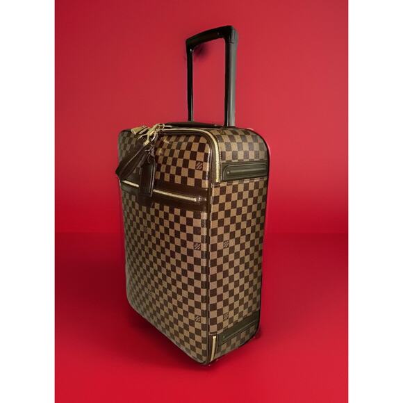 Louis Vuitton Pegase Legere Suitcase Checker Damier Ebene Unisex Bag 🎁 A+ - Picture 3 of 16
